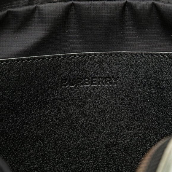 BURBERRY Gray Leather Hobo Bag - Picture 6 of 10